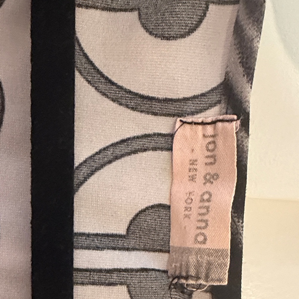 Jon & Anna Black and Gray Graphic Print Dress - Picture 2 of 3
